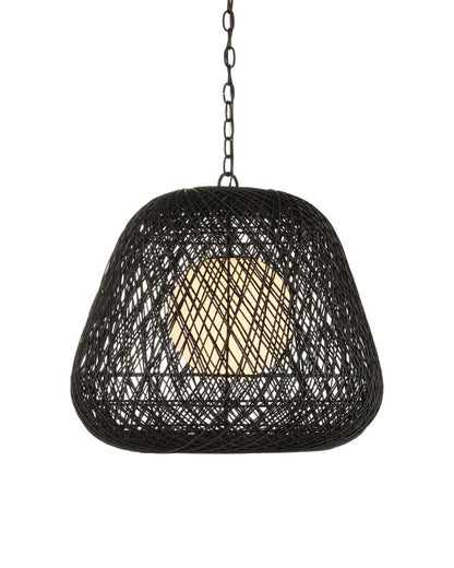 Currey and Company Osbert Black Pendant