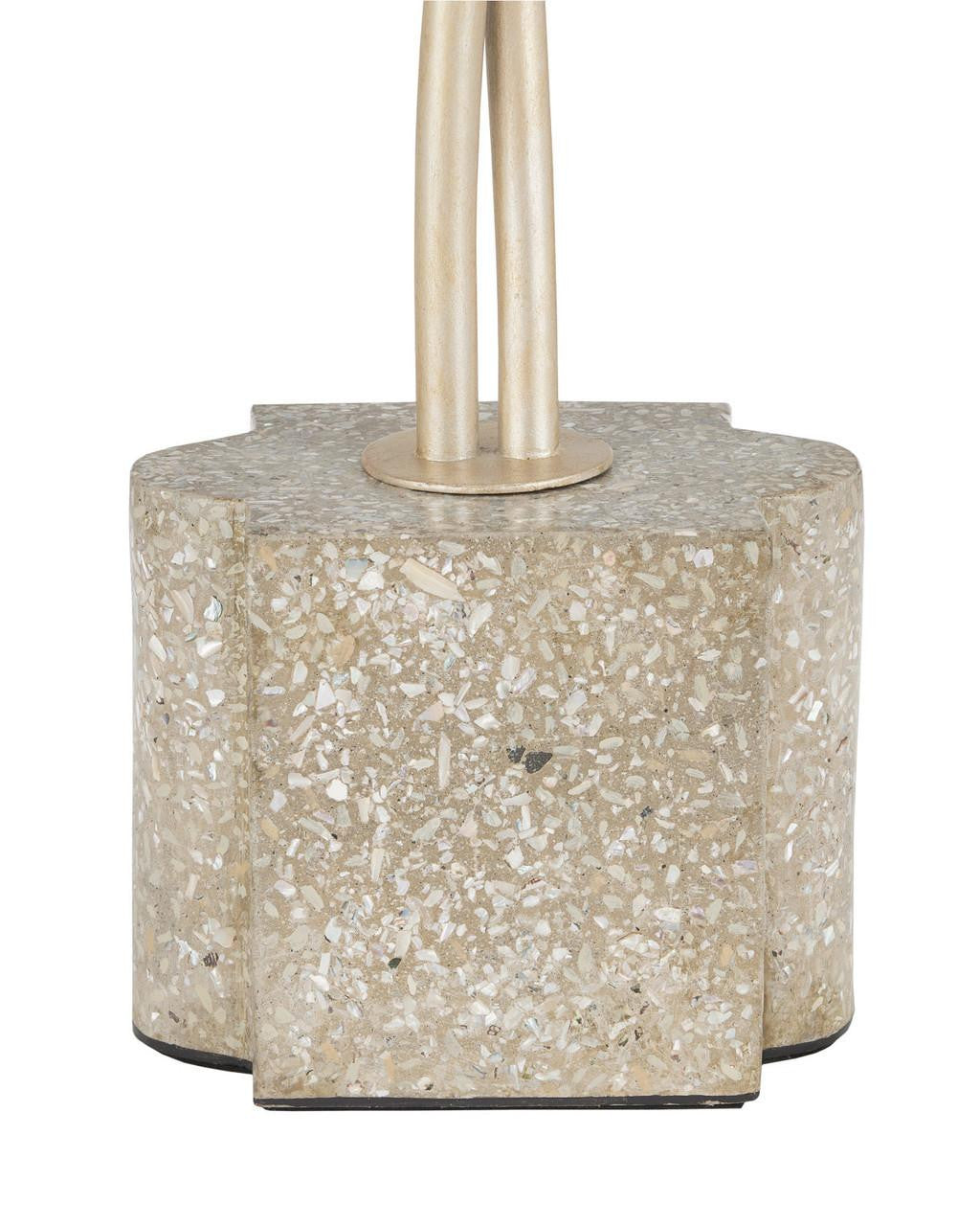 Currey and Company Paradiso Silver & Gold Table Lamp