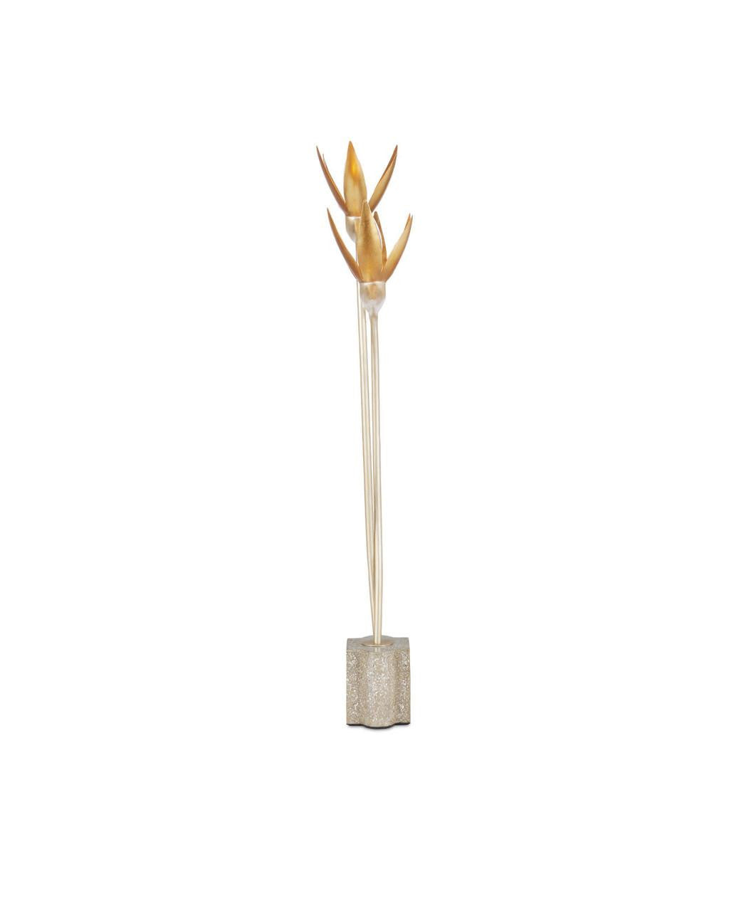 Currey and Company Paradiso Silver & Gold Table Lamp