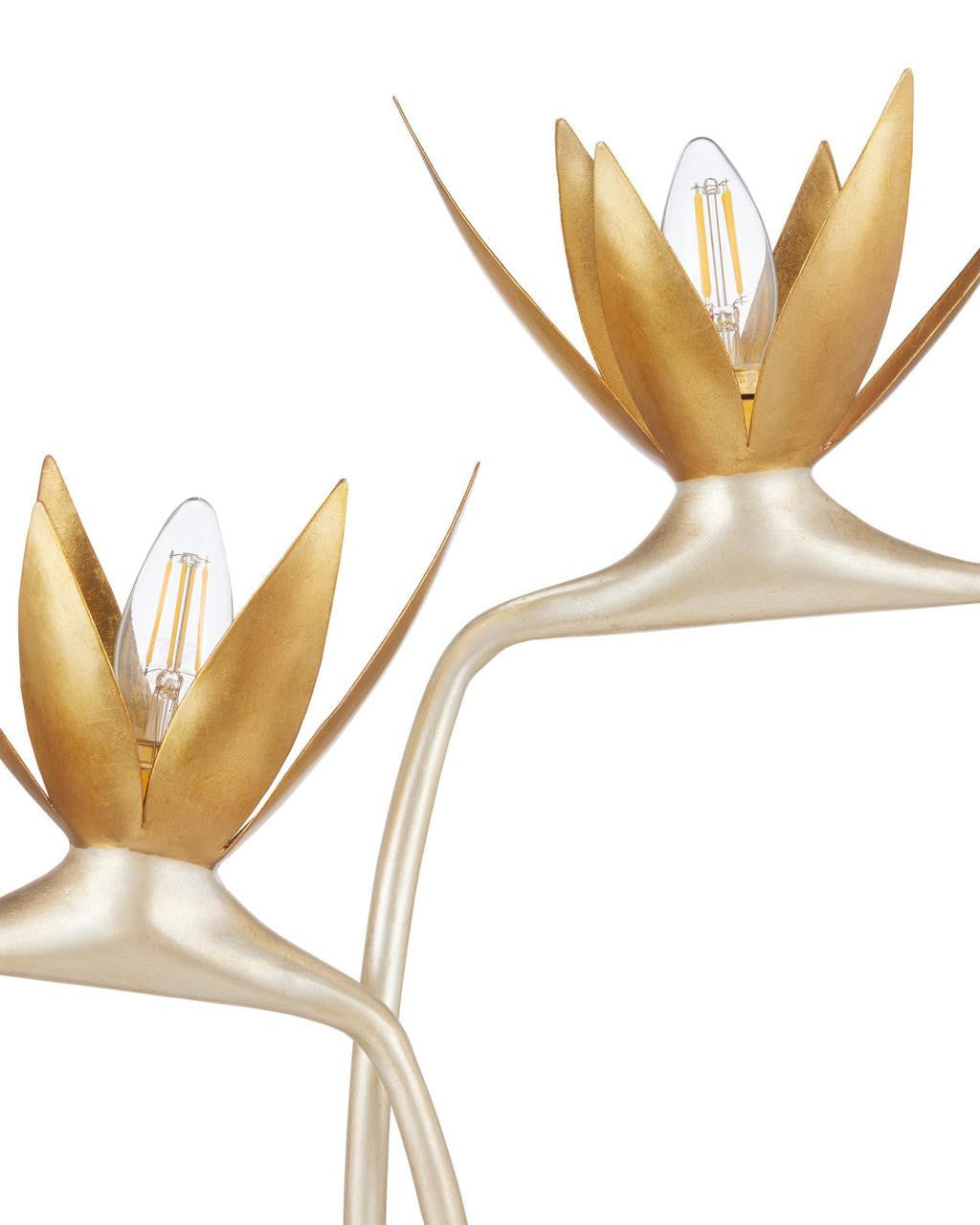 Currey and Company Paradiso Silver & Gold Table Lamp