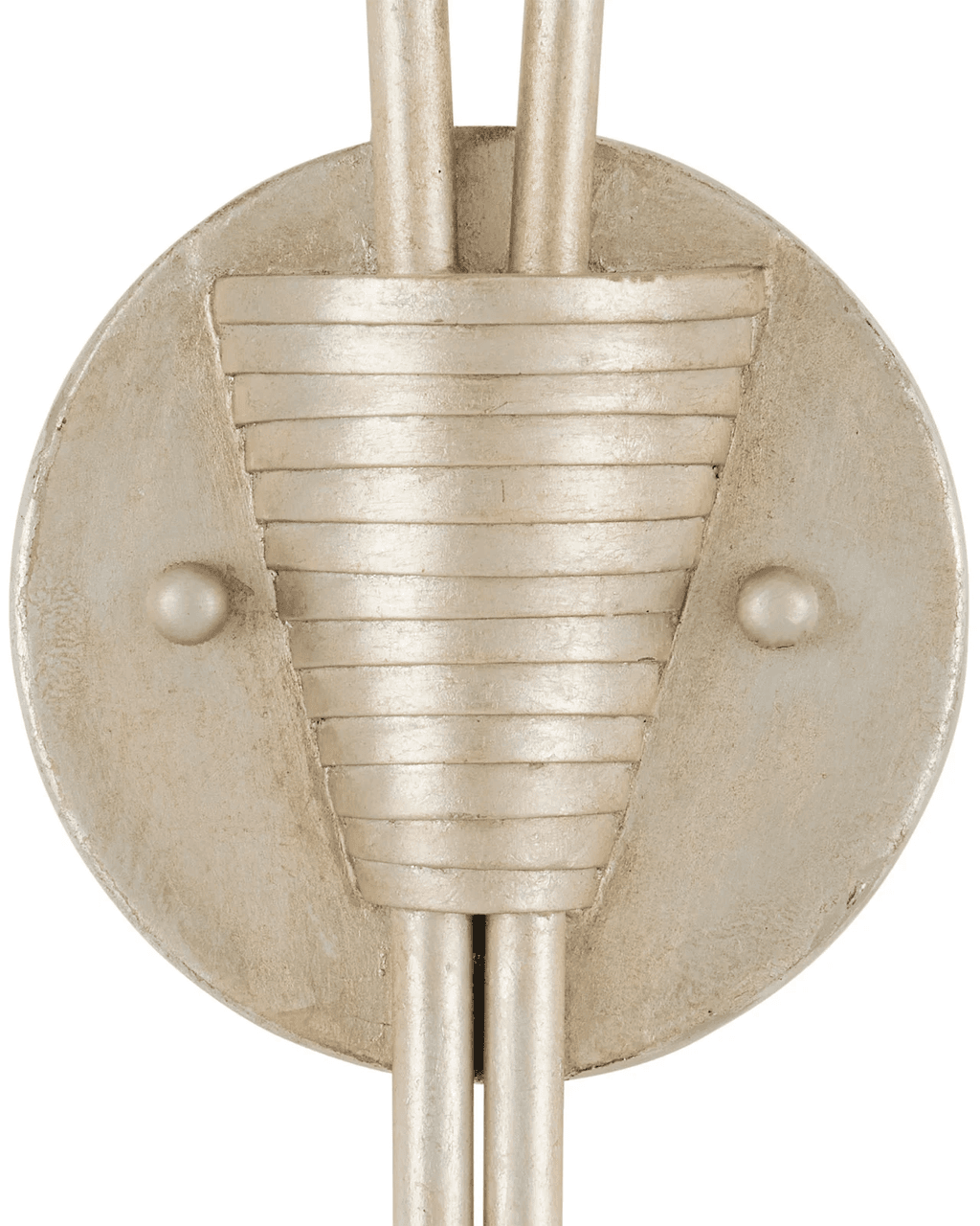 Currey and Company Paradiso Silver & Gold Wall Sconce, Left