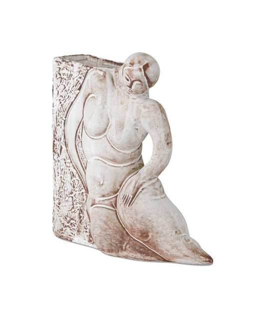 Currey and Company Paramour Vase Pale Brown