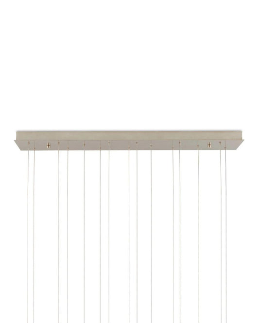 Currey and Company Parish 15-Light Linear Multi-Drop Pendant