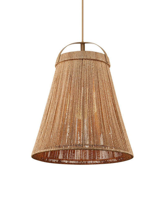 Currey and Company Parnell Natural Pendant