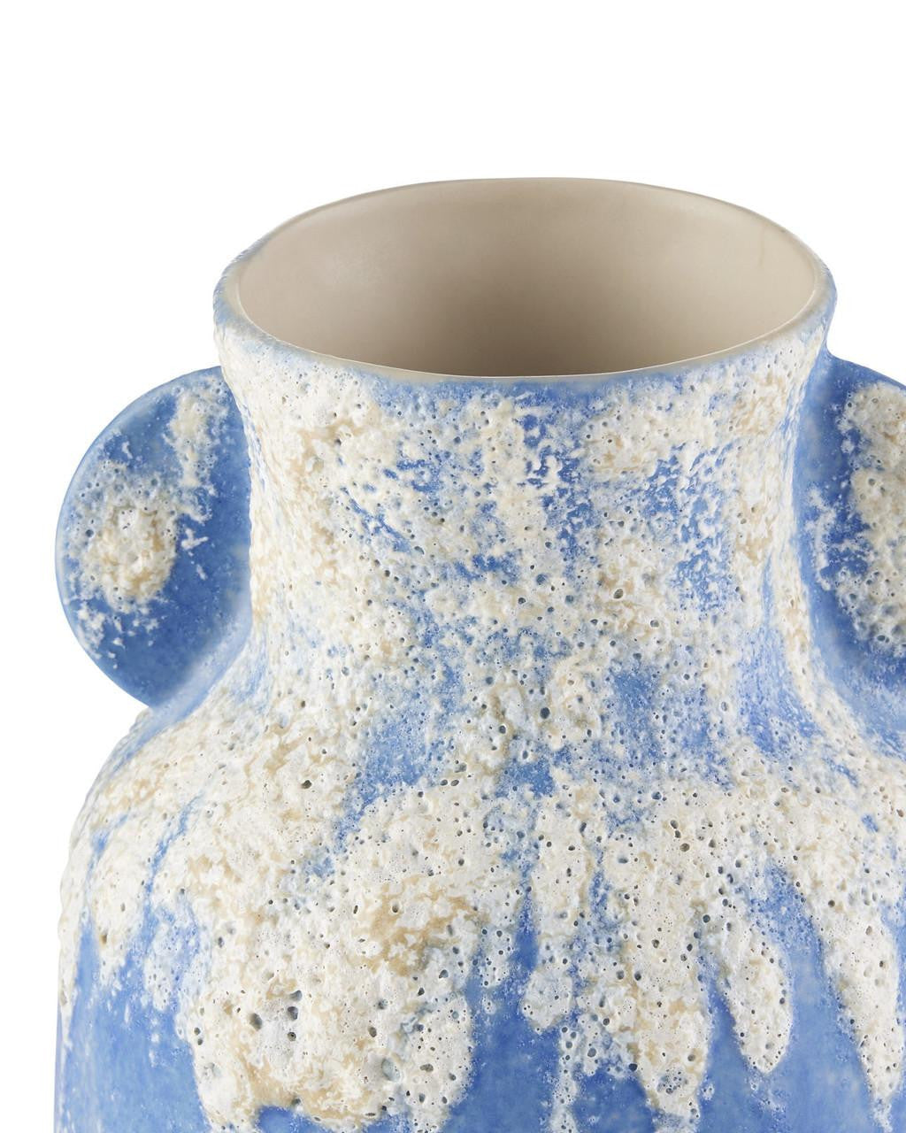 Currey and Company Paros Blue Vase, Set of 4