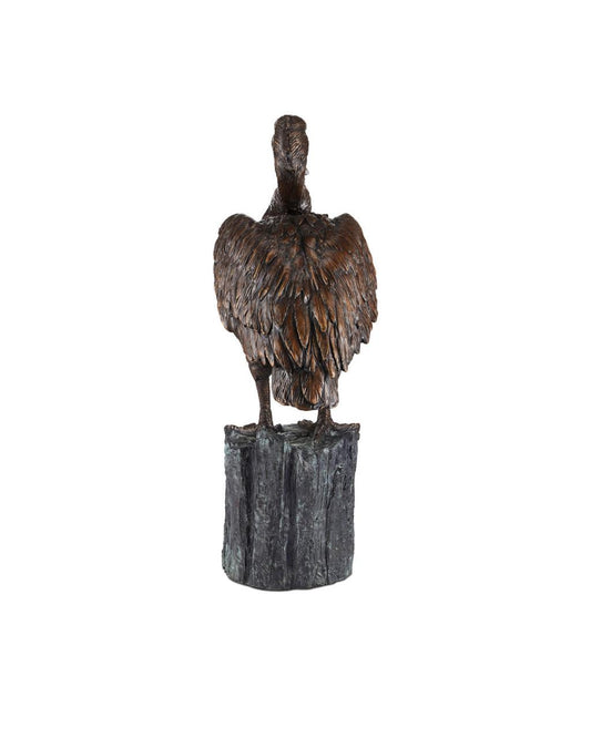 Currey and Company Pelican Bronze Sculpture
