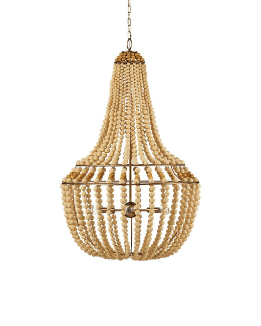 Currey and Company Penelope Beige Chandelier