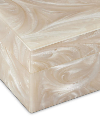 Currey and Company Perlas Swirl Box, Set of 2