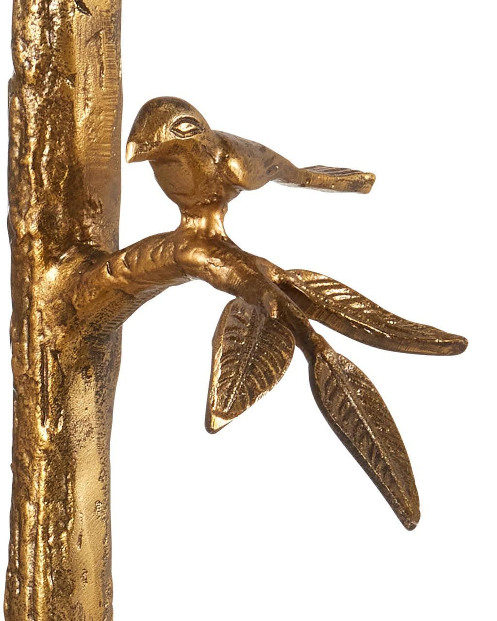 Currey and Company Piaf Brass Floor Lamp