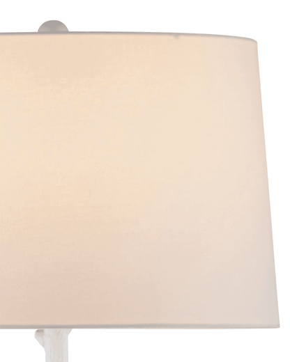 Currey and Company Piaf White Floor Lamp
