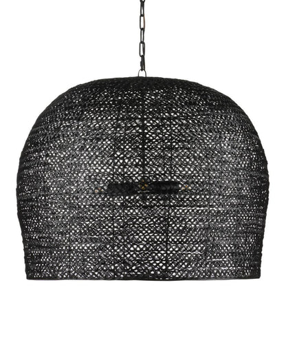 Currey and Company Piero Large Black Chandelier