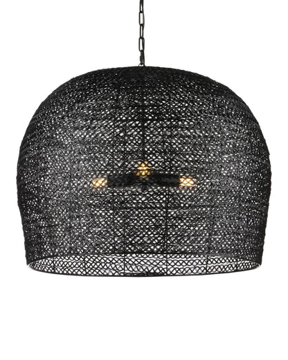 Currey and Company Piero Large Black Chandelier