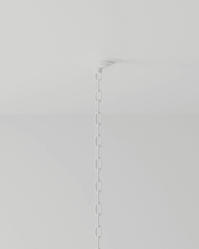 Currey and Company Piero Large White Chandelier