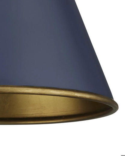 Currey and Company Pierrepont Small Blue Pendant