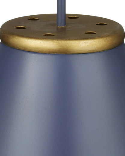 Currey and Company Pierrepont Small Blue Pendant