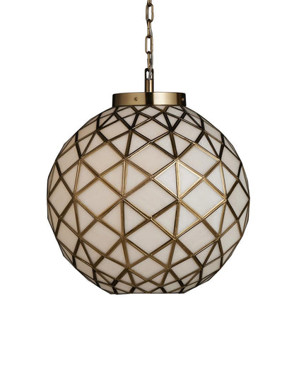Currey and Company Polyhedron Small Pendant