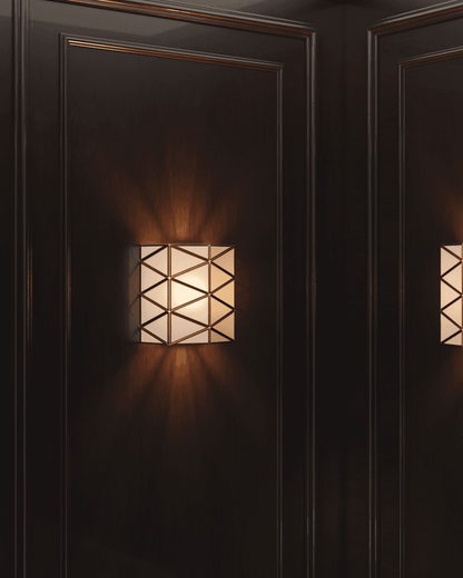 Currey and Company Polyhedron Wall Sconce