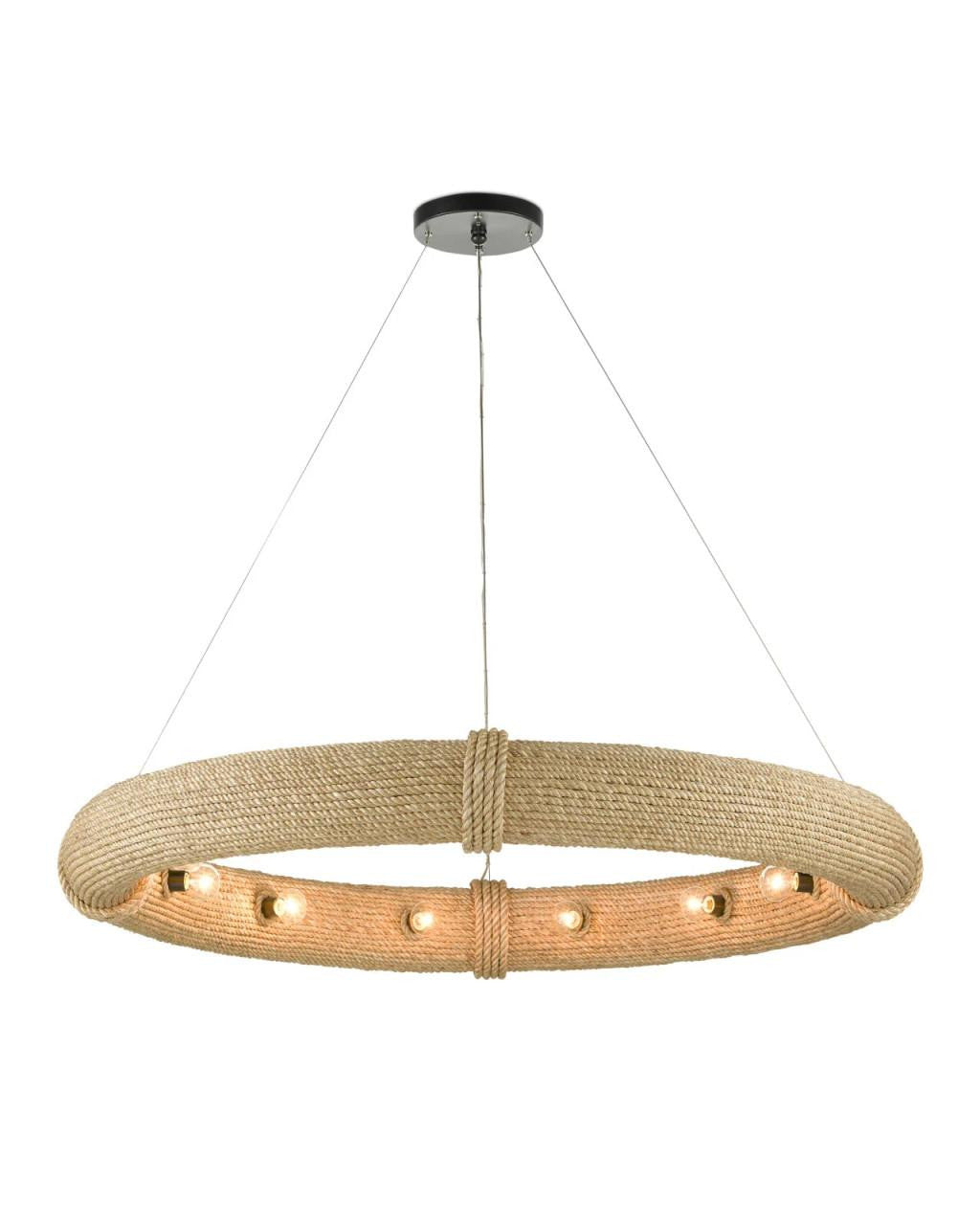 Currey and Company Portmeirion Large Chandelier