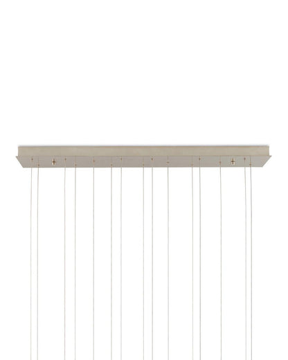 Currey and Company Posh 15-Light Linear Multi-Drop Pendant