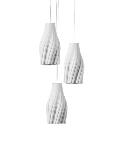 Currey and Company Posh 3-Light Round Multi-Drop Pendant