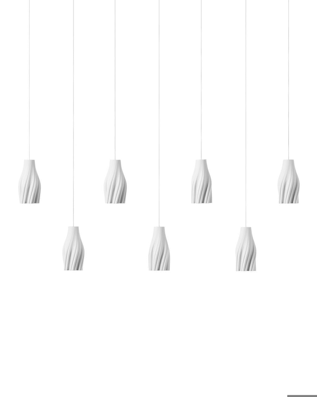 Currey and Company Posh 7-Light Linear Multi-Drop Pendant