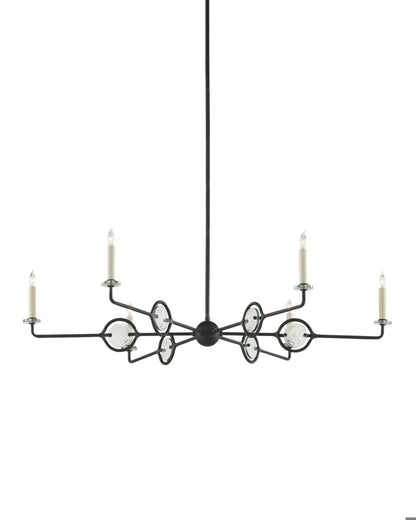 Currey and Company Privateer Bronze Chandelier