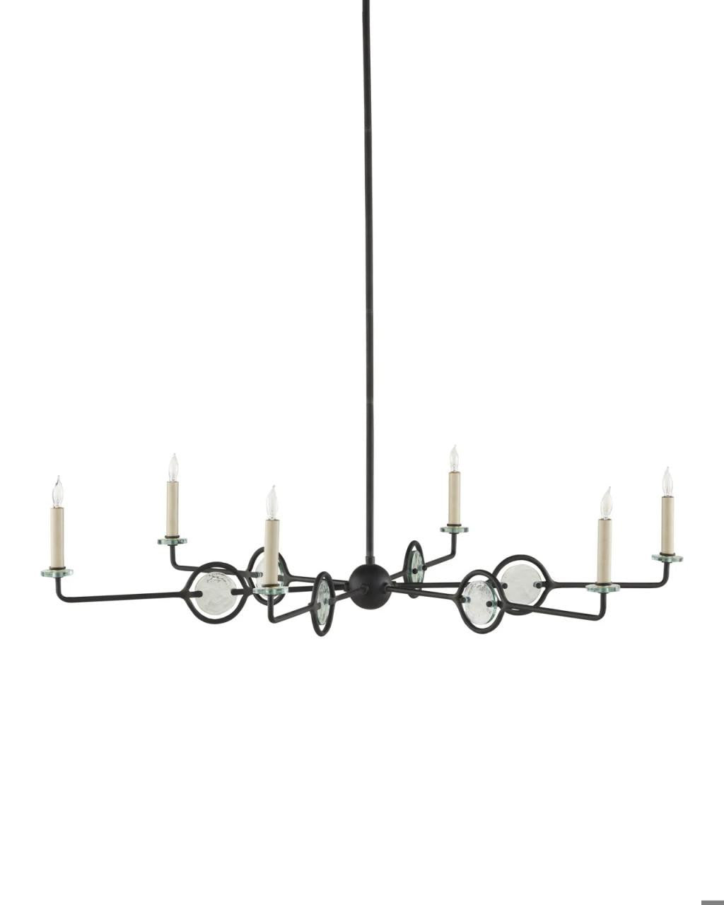 Currey and Company Privateer Bronze Chandelier