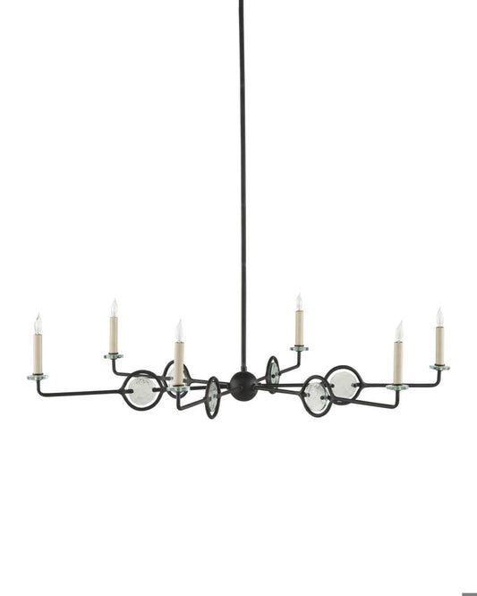 Currey and Company Privateer Bronze Chandelier