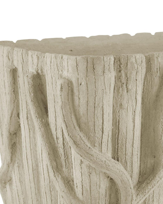 Currey and Company Rectangular Faux Bois Planter
