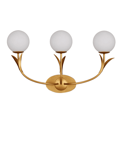 Currey and Company Rossville Triple-Light Wall Sconce