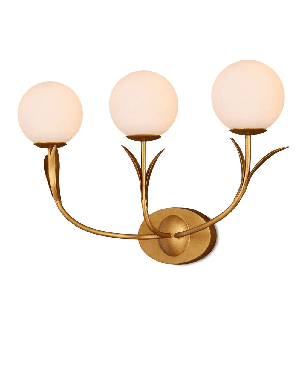 Currey and Company Rossville Triple-Light Wall Sconce