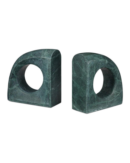 Currey and Company Russo Green Object, Set of 2 Natural