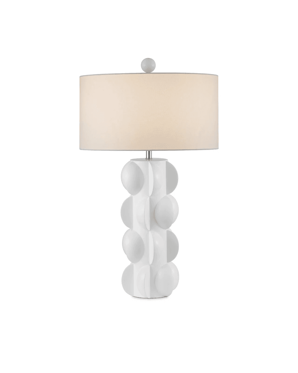 Currey and Company Salizzole Table Lamp White