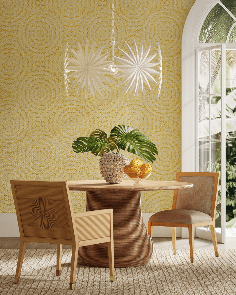 Currey and Company Santos Sea Sand Armchair, Liller Malt