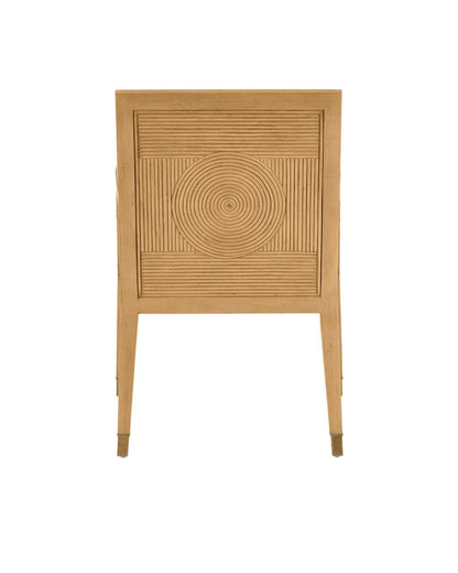 Currey and Company Santos Sea Sand Armchair, Liller Malt