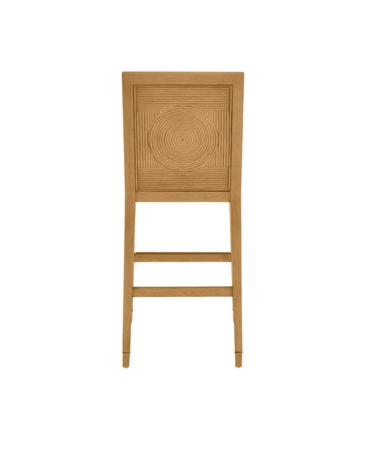 Currey and Company Santos Sea Sand Bar Stool, Liller Malt