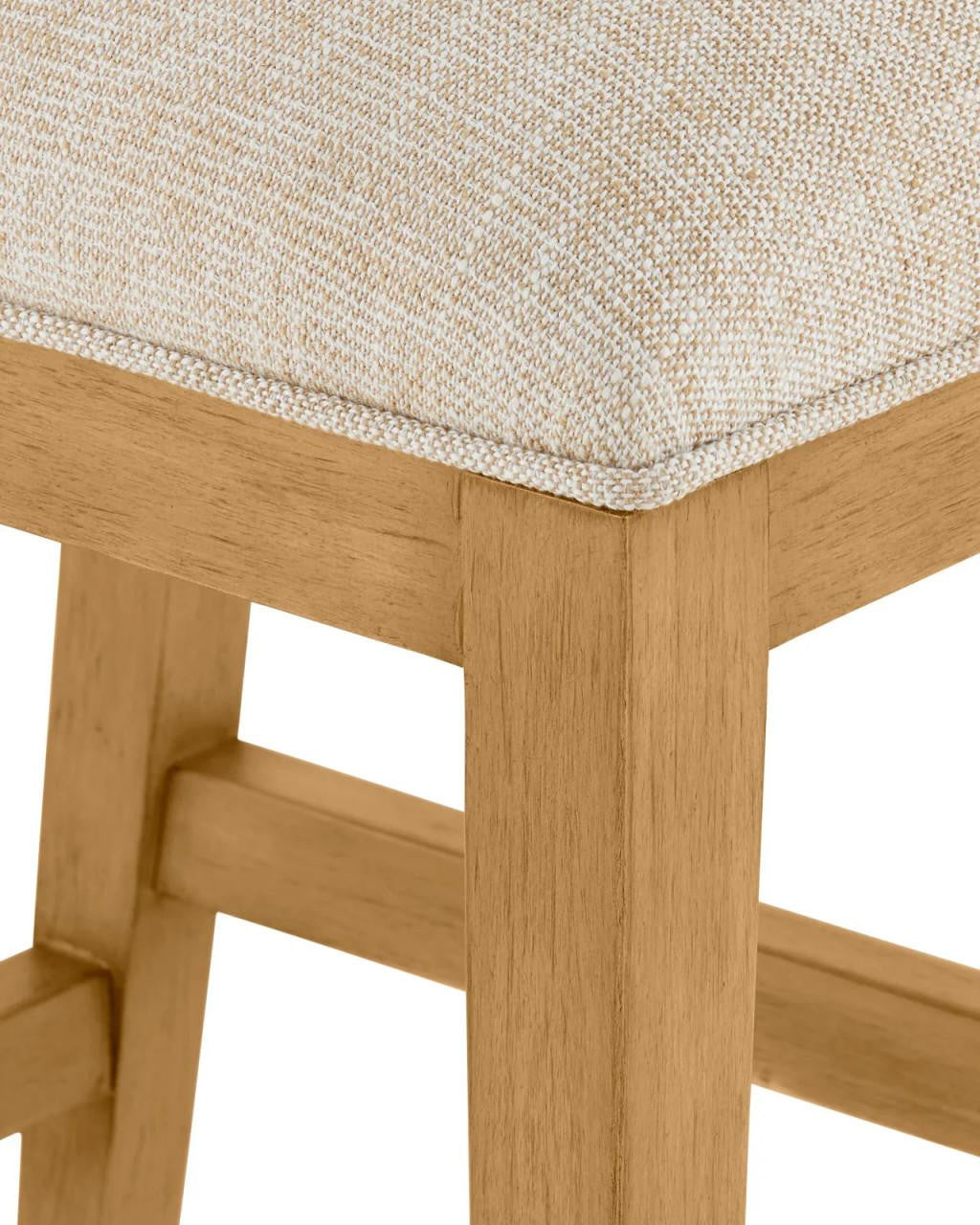 Currey and Company Santos Sea Sand Counter Stool, Liller Malt