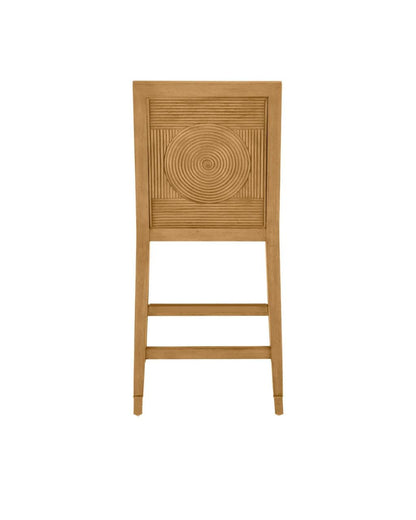 Currey and Company Santos Sea Sand Counter Stool, Liller Malt