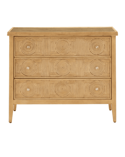 Currey and Company Santos Sea Sand Large Chest