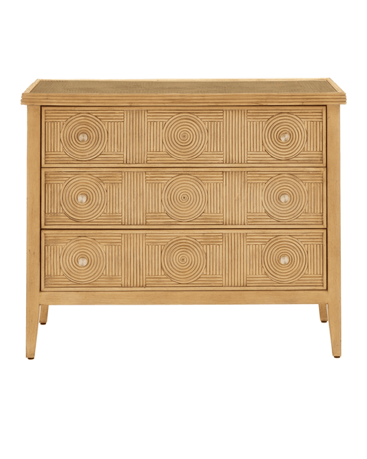 Currey and Company Santos Sea Sand Large Chest