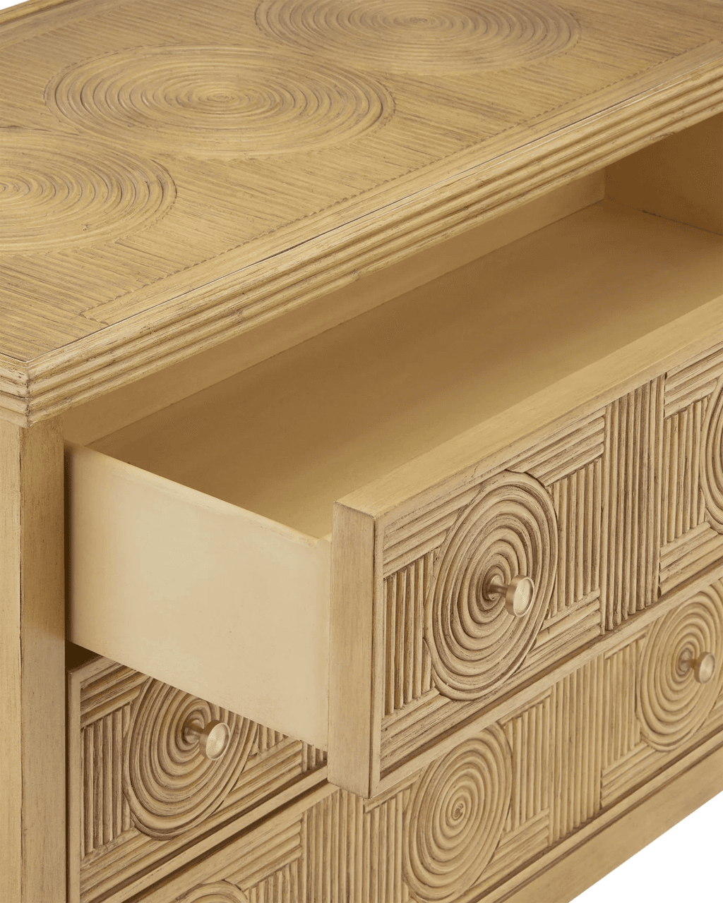 Currey and Company Santos Sea Sand Large Chest