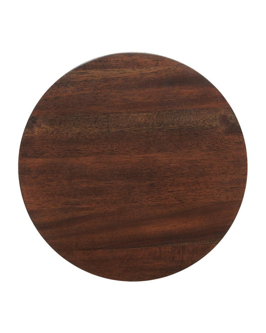 Currey and Company Sasha Walnut Drinks Table