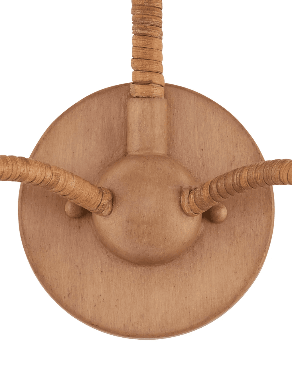 Currey and Company Saxon Double-Light Tan Wall Sconce