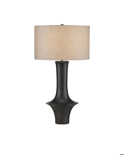 Currey and Company Silvestri Black Table Lamp Black