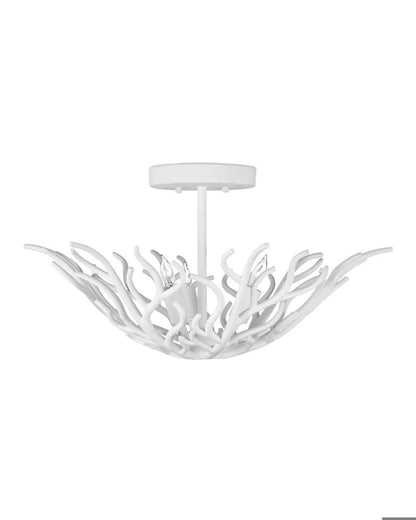 Currey and Company Snowfall Semi-Flush Mount