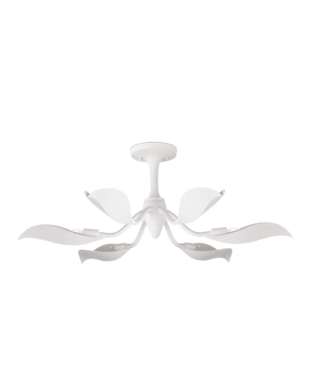 Currey and Company Snowflower Semi-Flush Mount