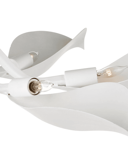 Currey and Company Snowflower Semi-Flush Mount