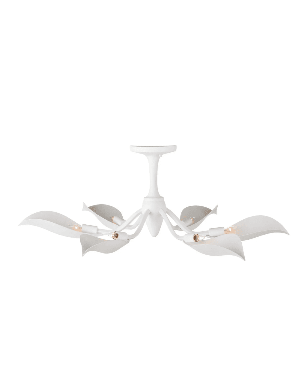 Currey and Company Snowflower Semi-Flush Mount
