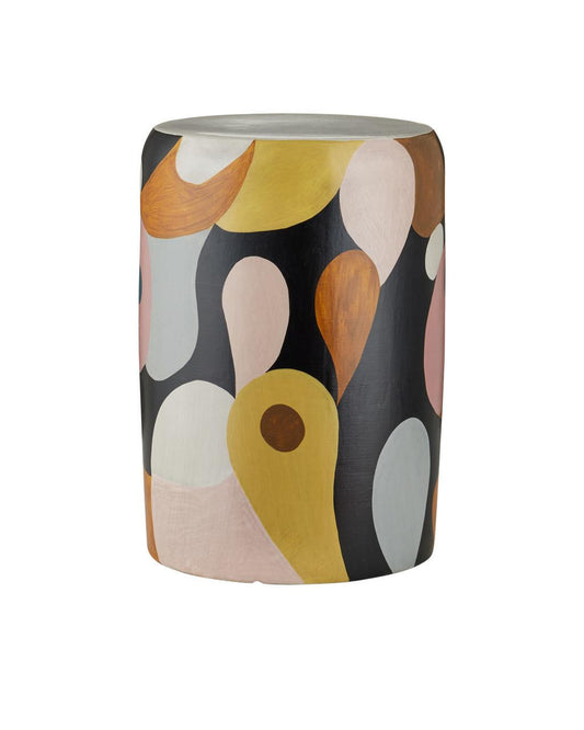 Currey and Company So Nouveau Pink Accent Table Multicolor