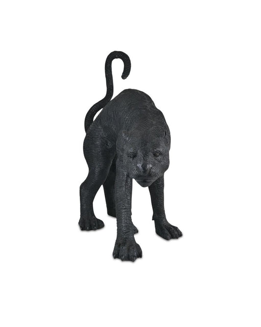 Currey and Company Standing Black Panther Bronze